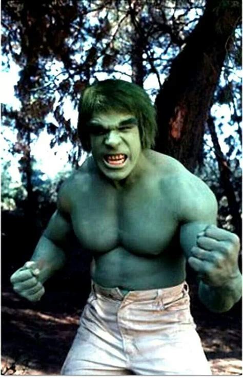 Lou Ferrigno as The Incredible Hulk of 1970s & 80s televison ...