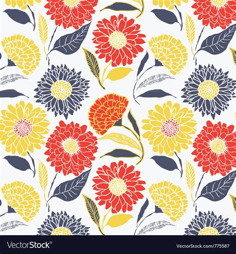 Floral print Royalty Free Vector Image - VectorStock