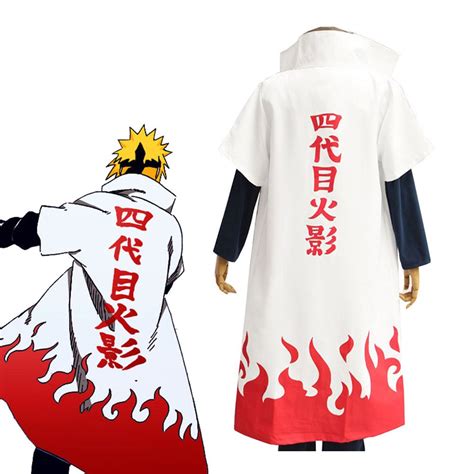 Anime Naruto Costume 4th Hokage Cloak Cosplay Robe | Naruto costumes ...