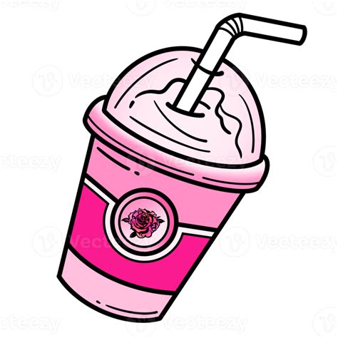 The Strawberry Milkshake 12300095 PNG