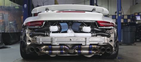 Porsche 911 Turbo Strips to Show Us a Stuning Custom Engine Compartment ...