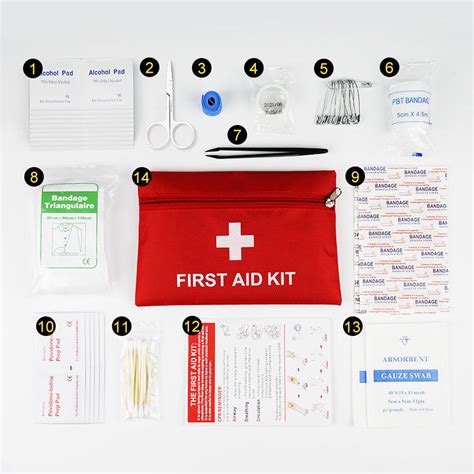 Mini Personal Travel First Aid Kit Complete Medical House First Aid Kit