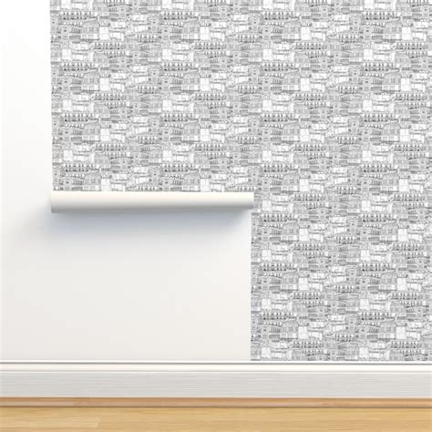 Paris Rooftops Wallpaper | Spoonflower