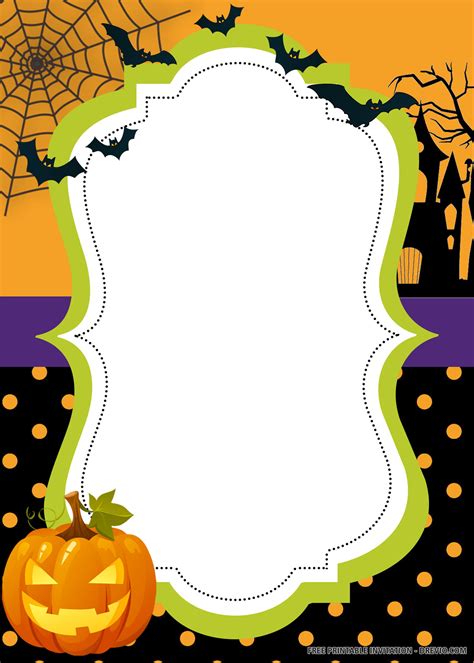 Free Printable Halloween Invitation Templates | Download Hundreds FREE PRINTABLE Birthday ...