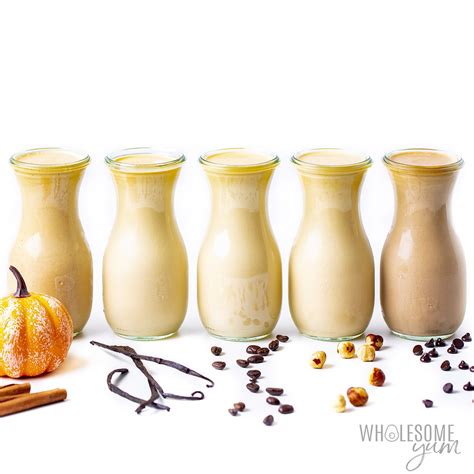 Keto Coffee Creamer (5 Flavors!) - Wholesome Yum