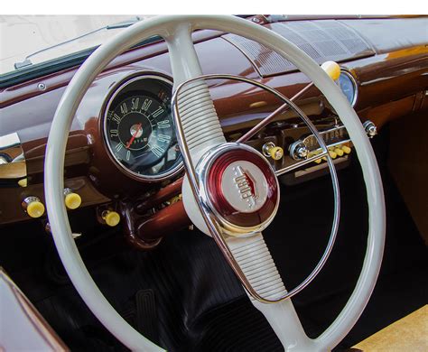 1950 Ford Woodie Interior Photograph by Roger Mullenhour