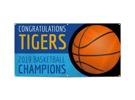 Champion Basketball Banner Template | MyCreativeShop