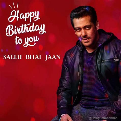 Happy Birthday Quotes For Salman Khan - ShortQuotes.cc