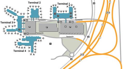 Fort Lauderdale Airport Parking Garage Map | Dandk Organizer