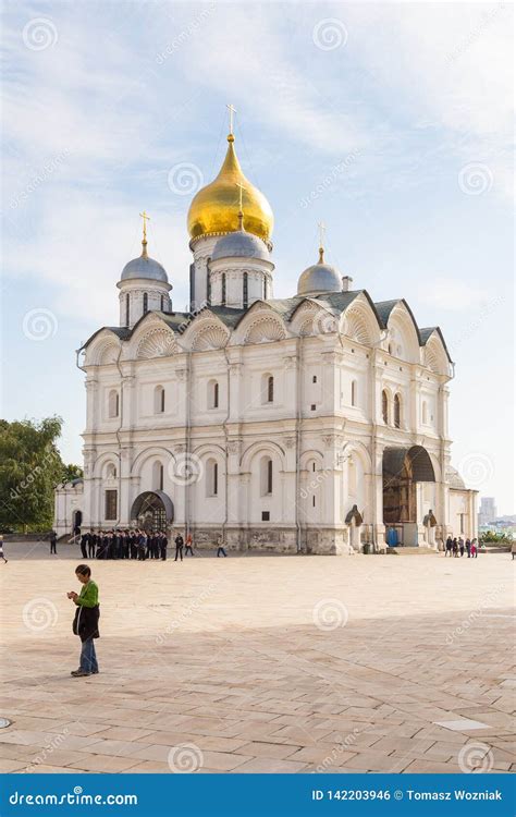 View of the Museum of the Moscow Kremlin, Moscow, Russia. Editorial Photo - Image of cross ...