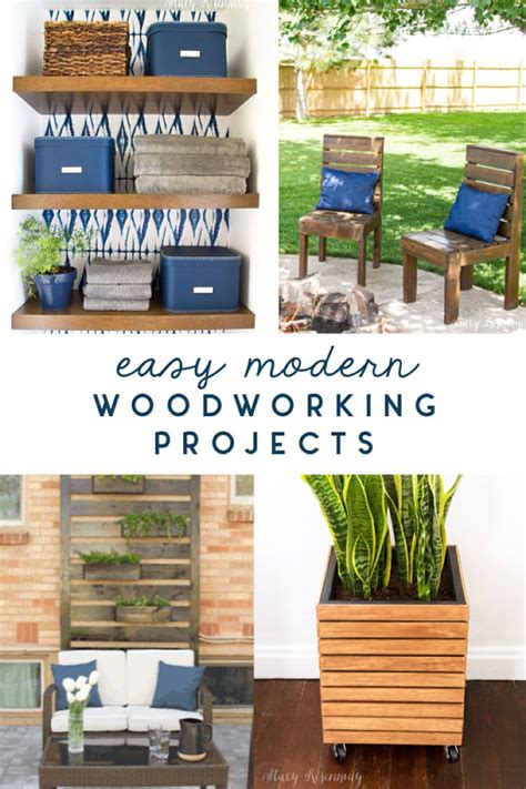 11 Modern (and Totally Doable) Woodworking Projects • Ugly Duckling House