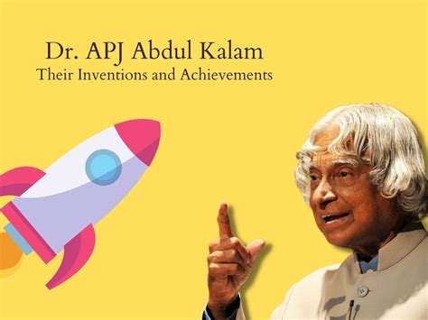 APJ Abdul Kalam Inventions and Achievements - List - India Darpan