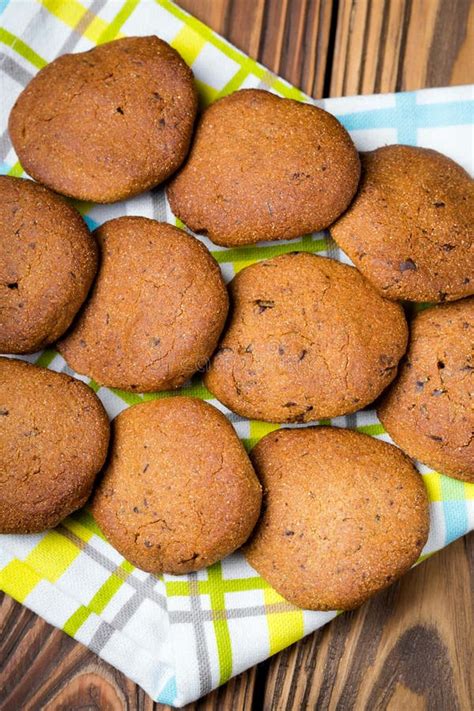 Delicious Homemade Healthy Vegan Cookies Stock Image - Image of ...