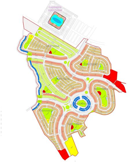 Map of Emerald Hills - Citi Housing Jhelum — EJLAAL