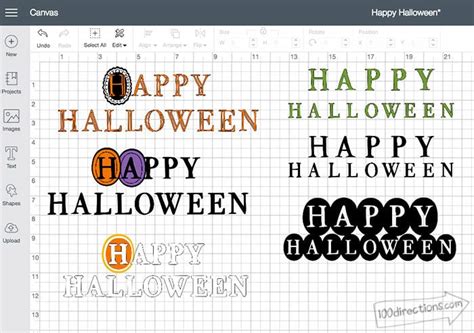 DIY Happy Halloween Banner SVG Kit - 100 Directions