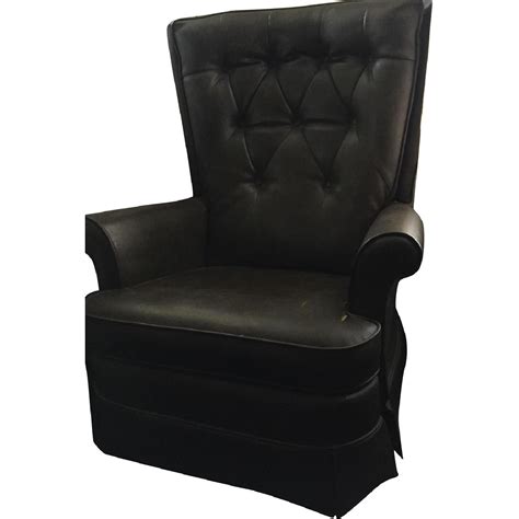 Vintage Faux Leather Recliner - AptDeco