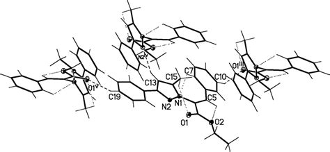 The arrangement of the molecules in the crystal lattice of 8b.... | Download Scientific Diagram