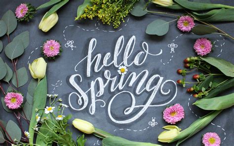 Hello Spring Desktop Wallpapers - Top Free Hello Spring Desktop Backgrounds - WallpaperAccess