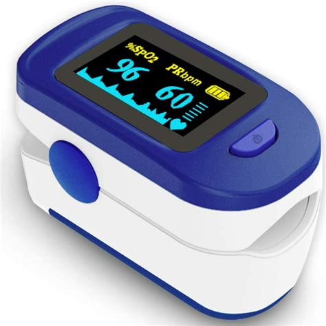 Pulse Oximeter Fingertip Pulse Oximeter Blood Oxygen Saturation Monitor ...