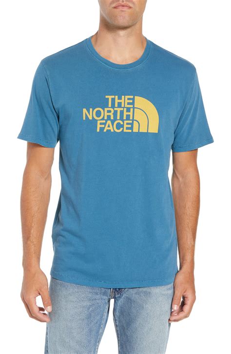 The North Face T-Shirts - Mens T-Shirt Gold Large Logo Half Dome Tee L - Walmart.com - Walmart.com