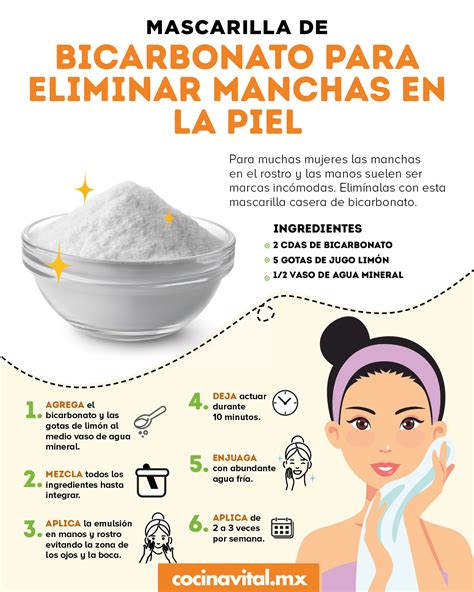 Mascarilla de bicarbonato para eliminar las manchas en la piel – Artofit