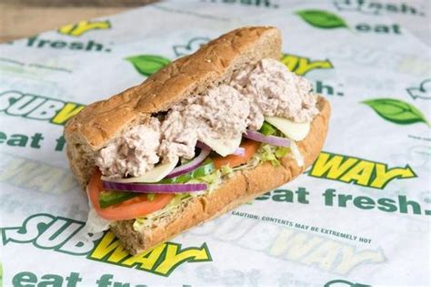 What ingredients are in a Subway tuna sandwich? | The US Sun