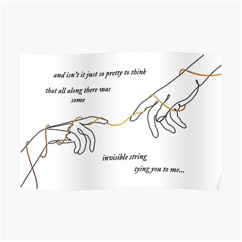 "Invisible string" Poster for Sale by kelthai | Redbubble