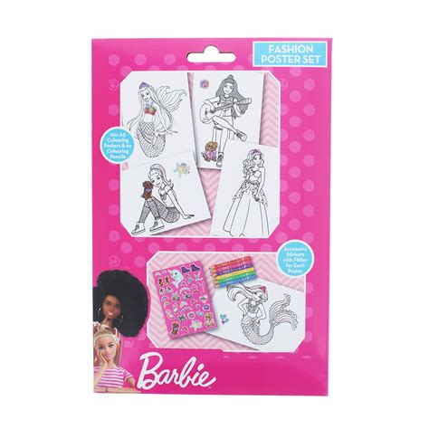 Buy Barbie Set | Barbie Colouring Set | Colouring Sheets | Barbie ...