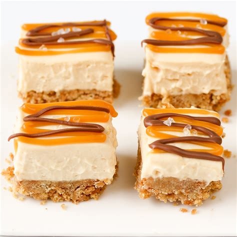 Salted Caramel Cheesecake Bites