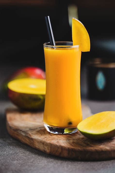 HD wallpaper: mango juice, food and drink, healthy eating, glass, freshness | Wallpaper Flare