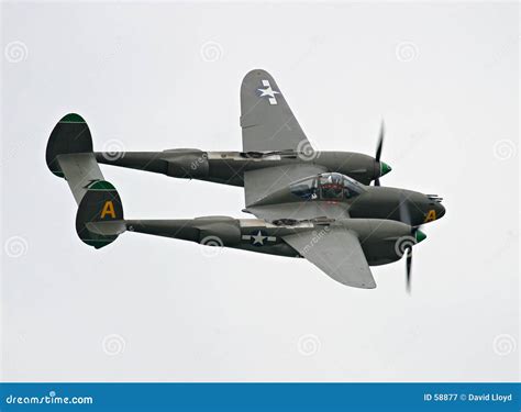 P-38 Lightning Fighter Plane Stock Image - Image: 58877