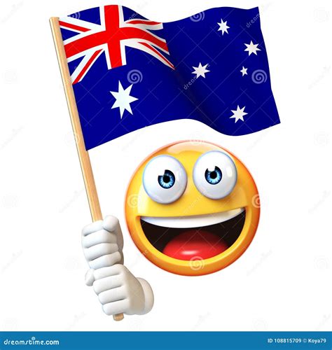 Pokuta vlákno Ligace australian flag emoji kartáč alias vzorec