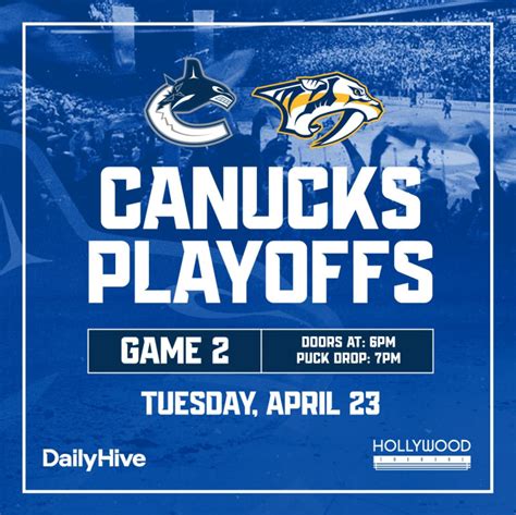 Vancouver Canucks Playoffs Viewing Party in Vancouver at