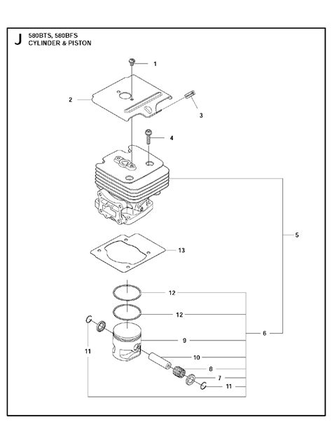 Buy Husqvarna 580BTS Replacement Tool Parts | Husqvarna 580BTS Diagram