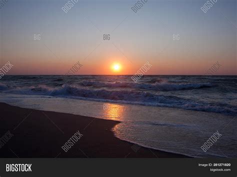 Blue Sunrise Over Sea Image & Photo (Free Trial) | Bigstock