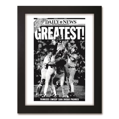 Yankees Win 1998 World Series Print - Historic Newspapers