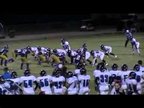 Colton Foster Bakersfield Ca Frontier High School Football 10-9-11