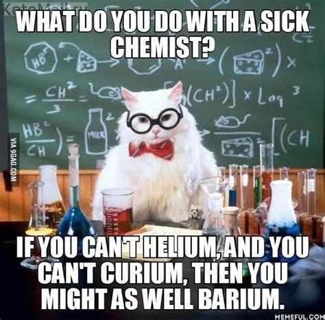 Chemistry problem... | Chemistry jokes, Nerd humor, Chemistry cat