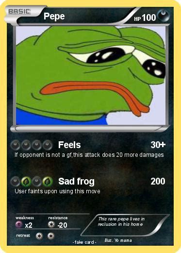 Pokémon Pepe 181 181 - Feels - My Pokemon Card