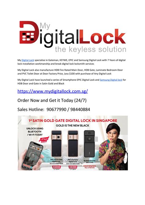 My Digital Lock specialise in Digital Lock installation by My Digital ...