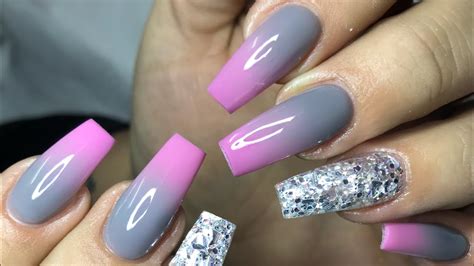 Get Ready to Slay with Ombre Acrylic Nails in Pink - Click Here for the Perfect Look!