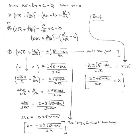 Proof Quadratic Formula - payment proof 2020