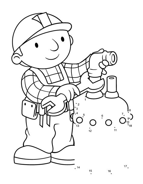 Free Printable Bob The Builder Coloring Pages For Kids