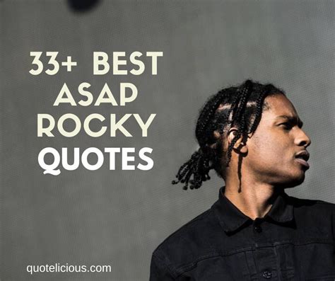 33+ Inspiring ASAP Rocky Quotes and Sayings On Success, Music