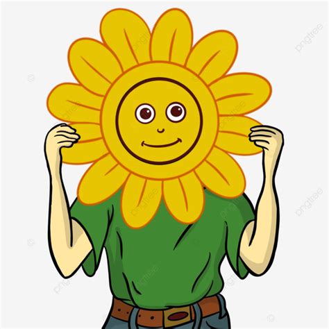 Emoji Flower Clipart, Yellow Emoji, Flower Emoji, Yellow Flower Emoji PNG Transparent Clipart ...