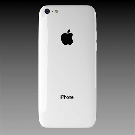 3d apple iphone 5c white