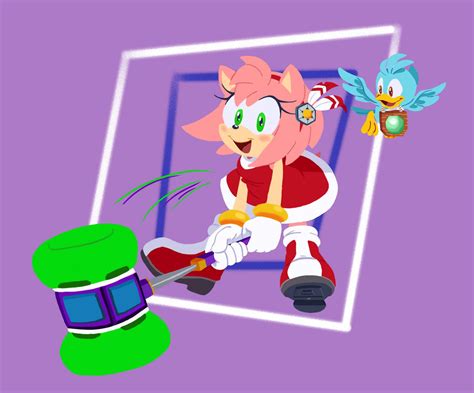 cute blushing Amy Rose [by: xPastelAndPaint] : r/SonicTheHedgehog