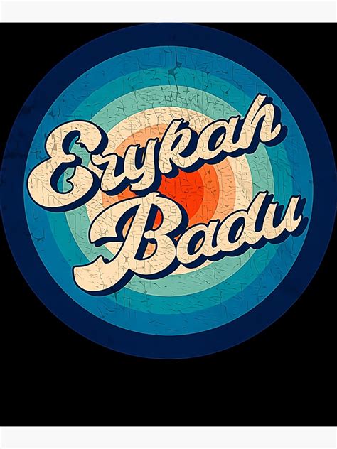 "vintage-circle, erykah badu logo, erykah badu tour, hiphop, erykah badu fans, hip hop " Art ...