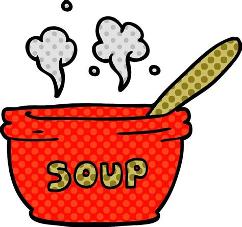 cartoon doodle of hot soup 12206976 Vector Art at Vecteezy