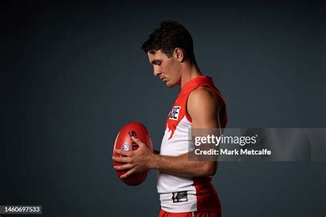 Errol Gulden poses during the Sydney Swans 2023 AFL team photo day at... News Photo - Getty Images